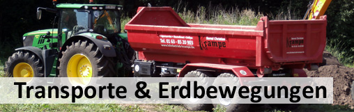 Erdbau, Graderarbeiten, Transporte